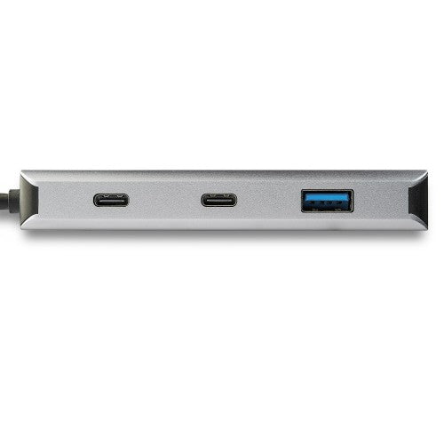 StarTech.com 4 Port USB C Hub w/ 2x USB A & 2x USB C - SuperSpeed 10Gbps USB Type-C 3.2 Gen 2 Hub - USB Bus Powered - Portable USB-C to USB Adapter Hub - Aluminum - 9.8" (25cm) Cable - TAA