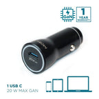 Mobilis 020016 mobile device charger Smartphone, Tablet Black Cigar lighter Fast charging Auto