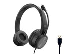 Conceptronic POLONA05B Stereo USB Headset, Noise Cancelling Microphone