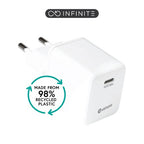 eSTUFF ES637060 mobile device charger Smartphone White AC Fast charging Indoor