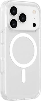 eSTUFF INFINITE (GRS) OSLO iPhone 18 Pro Max/17 Pro Max Clear Magnetic Cover. Material: 65% (GRS) recycled PC and 21% (GRS) recycled TPU mobile phone case Transparent