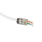 LogiLink MP0077 wire connector RJ-45 Transparent