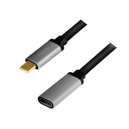 LogiLink CUA0105 USB cable USB 3.2 Gen 2 (3.1 Gen 2) 0.5 m USB C Black, Grey