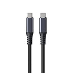 eSTUFF ES604275 USB cable USB4 Gen 2x2 2 m USB C 20 Gbit/s 100 W Black