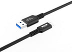Microconnect USB3.2AC015 USB cable USB 3.2 Gen 2 (3.1 Gen 2) 0.15 m USB C USB A 60 W Black