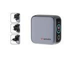 Verbatim Mini GaN Charger 65W with Display