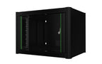 Lanview RWM07U45BL rack cabinet 7U Wall mounted rack Black