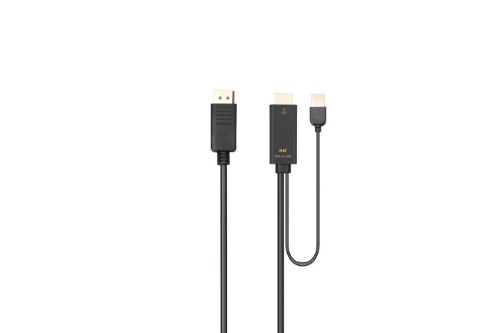 Microconnect HDMI-DP-CON2 video cable adapter 2 m DisplayPort Black