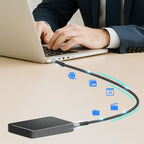 LogiLink CU0433 USB cable USB 3.2 Gen 2x2 1.5 m USB C Black