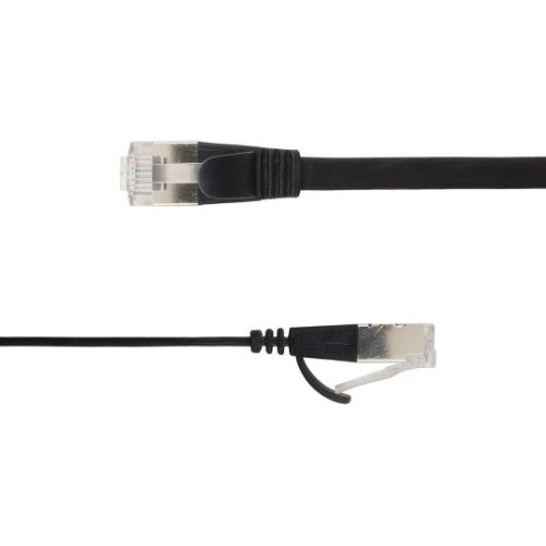 LinkIT STP-FL6A-00350-BLK networking cable Black 3.5 m Cat6a U/FTP (STP)