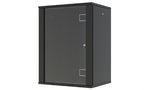 Lanview RWF16U45BL rack cabinet 16U Wall mounted rack Black