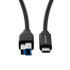 Microconnect USB3.1CB3 USB cable USB 3.2 Gen 1 (3.1 Gen 1) 3 m USB C USB B Black