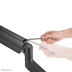 Neomounts DS70PLUS-450BL1 Monitor arm 17-49" - gas spring - Topfix - 180°-stop