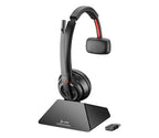 HP Poly Savi 8210 Monaural DECT 1880-1900 MHz Top +Charging Cradle