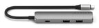 Satechi ST-P4SM interface hub USB Type-C 10000 Mbit/s Grey