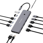 Verbatim CMH-13 USB Type-C 10000 Mbit/s Silver