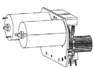 Zebra P1046696-135 printer/scanner spare part Drive gear 1 pc(s)