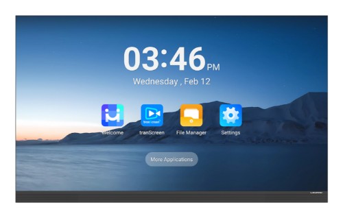 Leyard M135 Signage Display Interactive flat panel 3.43 m (135") LED Wi-Fi 450 cd/m² Full HD Black Built-in processor Android 16/7