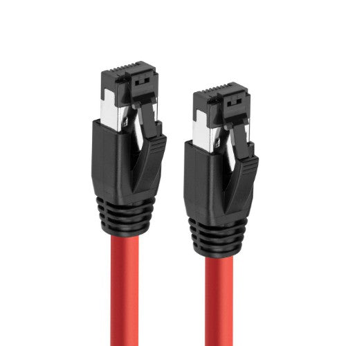 Microconnect MC-SFTP8005R networking cable Red 0.5 m Cat8.1 S/FTP (S-STP)