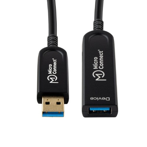 Microconnect MC-USB3.0AAF30AOP USB cable USB 3.2 Gen 2 (3.1 Gen 2) 30 m USB A Black