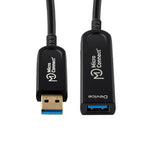 Microconnect MC-USB3.0AAF30AOP USB cable USB 3.2 Gen 2 (3.1 Gen 2) 30 m USB A Black