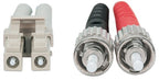 Intellinet Fiber Optic Patch Cable, OM3, ST/LC, 1m, Aqua, Duplex, Multimode, 50/125 µm, LSZH, Fibre, Lifetime Warranty
