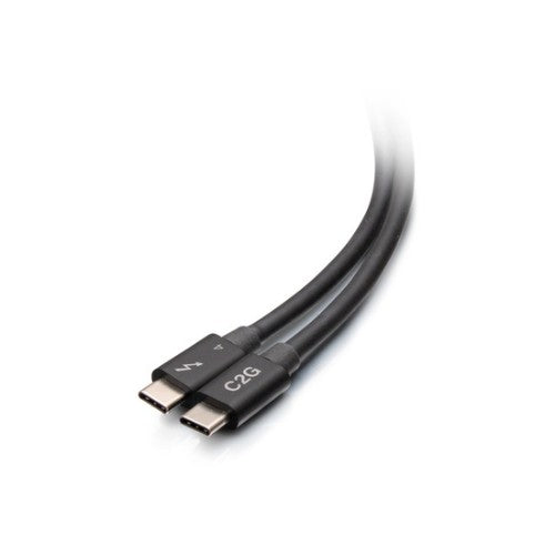 C2G 2.6ft (0.8m) ThunderboltTM 4 USB-C® Cable (40Gbps)
