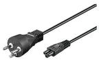 Microconnect PE120819 power cable Black 1.8 m Power plug type K C5 coupler