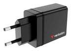 Verbatim 49700 mobile device charger Universal Black AC Fast charging Indoor