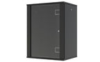 Lanview RWF16U45BL rack cabinet 16U Wall mounted rack Black