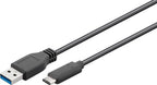 Microconnect USB3.1CA0015 USB cable USB 3.2 Gen 1 (3.1 Gen 1) 0.15 m USB C USB A Black