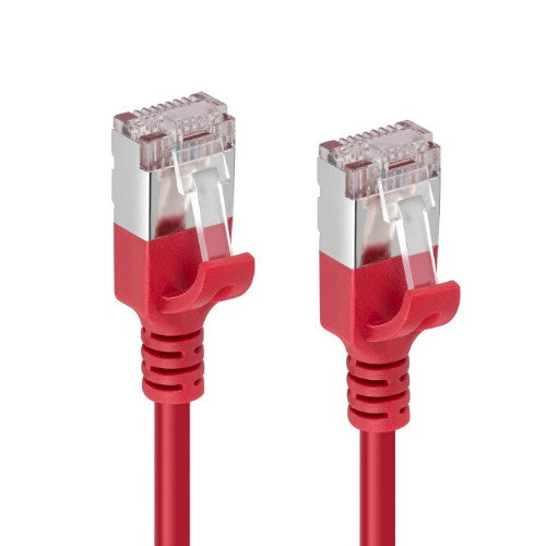Microconnect V-FTP6A03R-SLIM networking cable Red 3 m Cat6a U/FTP (STP)