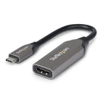 StarTech.com USB-C to HDMI Adapter, 8K 60Hz / 4K 120Hz, Thunderbolt / USB4 Compatible, USB C to HDMI 2.1 Converter, HDR10+, 7.9in (20cm) Cable