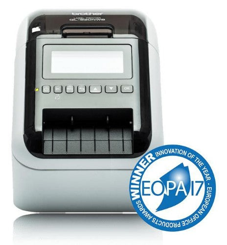 Brother QL-820NWBC label printer Direct thermal Colour 300 x 300 DPI 176 mm/sec Wired & Wireless Ethernet LAN DK Wi-Fi Bluetooth