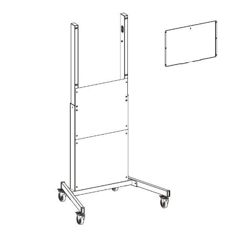 Vivolink VLFS-FLEXI monitor mount / stand 190.5 cm (75") Floor Black