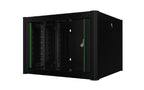 Lanview RWP07U56BL rack cabinet 7U Wall mounted rack Black