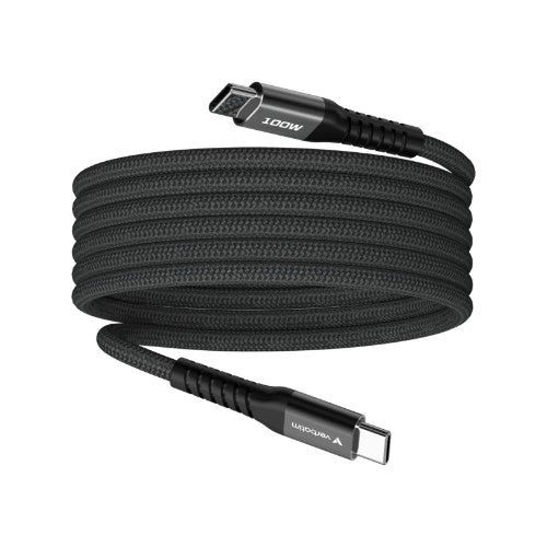 Verbatim Sync & Charge Magnetic Cable - 100W USB-C to USB-C 120 cm Black