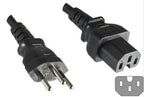 Microconnect PE160518 power cable Black 1.8 m Power plug type J C15 coupler