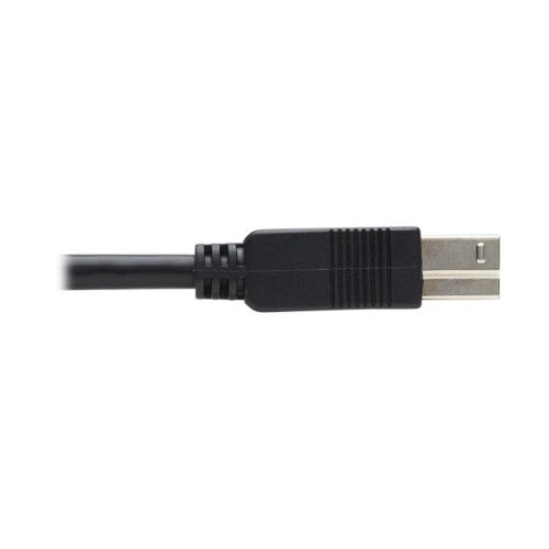 Tripp Lite U328F-20M USB 3.2 Gen 1 Plenum-Rated Fiber Active Optical Cable (AOC) - 5 Gbps, (A to B M/M), Black, 20 m