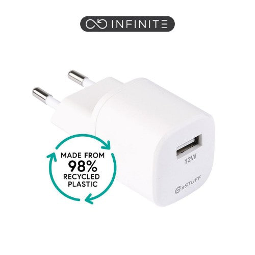 eSTUFF ES637001 mobile device charger Smartphone White AC Indoor