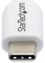 StarTech.com 3ft (1m) USB-C Charging Cable, Charge & Sync, 60W (3A) PD, USB 2.0 Laptop Charger Cable - White USB C Charging Cord