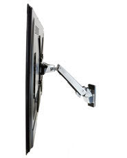 Ergotron Interactive Arm, HD monitor mount / stand 139.7 cm (55") Wall Aluminium