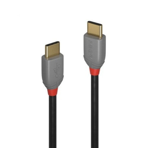 Lindy 2m USB 2.0 Type C to C Cable, Anthra Line