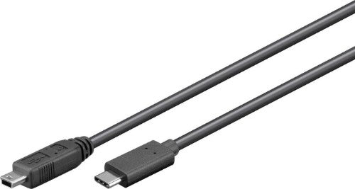 Microconnect USB3.1CMB505 USB cable USB 2.0 0.5 m USB C Mini-USB B Black