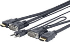 Vivolink PROVGAHDMIFLY3 video cable adapter 3 m VGA (D-Sub) + 3.5mm Black