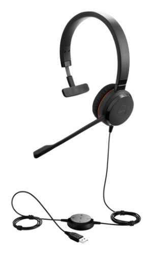 Jabra Evolve 30 II Headset Wired Head-band Office/Call center USB Type-C / USB Type-A Black