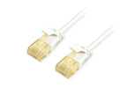 Equip Cat.6A U/UTP Slim Patch Cable, 1.0m, White