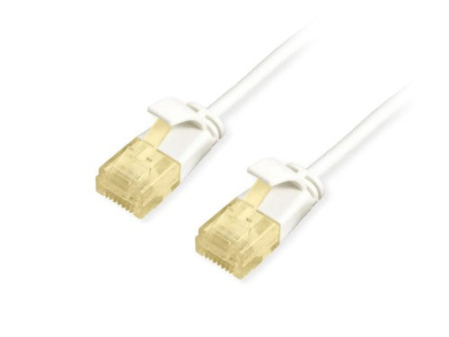 Equip Cat.6A U/UTP Slim Patch Cable, 1.0m, White