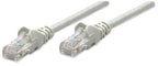Intellinet Network Patch Cable, Cat5e, 15m, Grey, CCA, U/UTP, PVC, RJ45, Gold Plated Contacts, Snagless, Booted, Lifetime Warranty