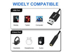 Equip 147945 audio cable 0.15 m 3.5mm USB Type-A Black